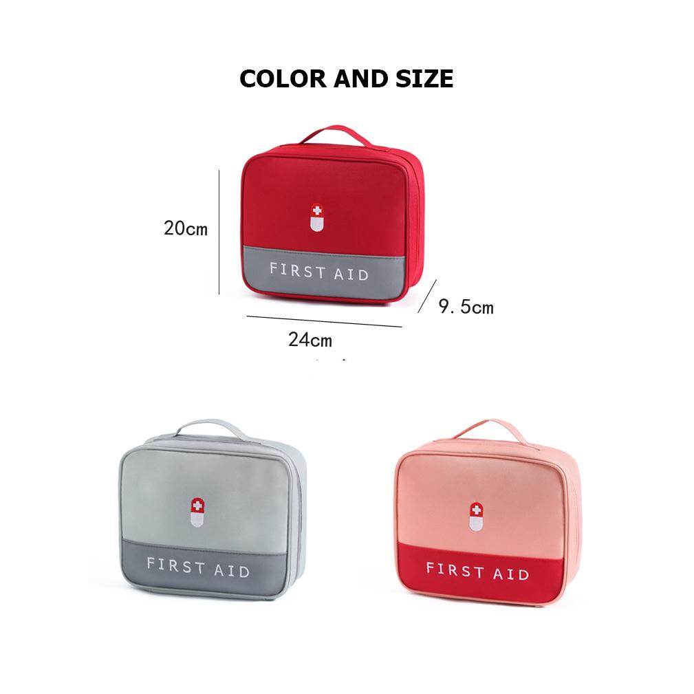 Portable Emergency First Aid Kit Household Classification Storage Bag Epidemic Prevention Medicine Bag Large