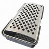 Professional Speedy Made In Japan by Wada with Rubber Perfect for Grating Cheese and Condiments Grater, Gray, All-Stainless Steel, Shoten, Non-Slip