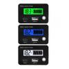 DC 8-30V USB/Type-C Индикатор емкости свинцово-кислотной литиевой батареи LCD Автомобильный Мотоцикл Цифровой вольтметр Тестер напряжения