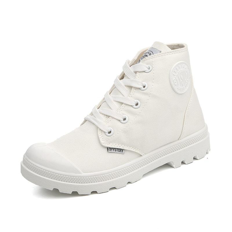 Fashion Women's Retro Casual Boots Outdoor High Shoes Fashion Non-slip Short Boots Canvas Work Shoes Tenis Feminino Sneakers Women