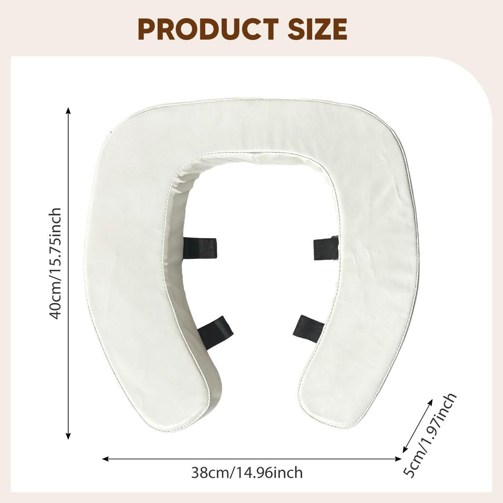 Comfortable Toilet Seat Cover, Universal Cushion, Durable, Washable Sponge Pad, Suitable