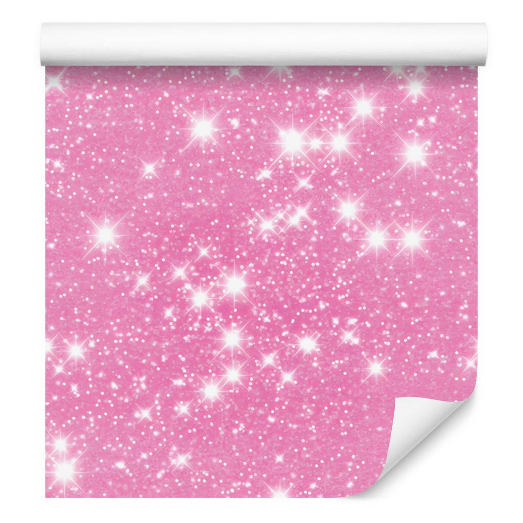 Powder pink glitter wallpaper, fine detail for living room and bedroom 50x1000