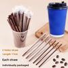 Disposable Coffee Lid Straws Thick