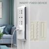 1 комплект, держатель для розеток, настенный органайзер для розеток, прочный клей, фиксатор розетки без дырокола для домашнего офиса