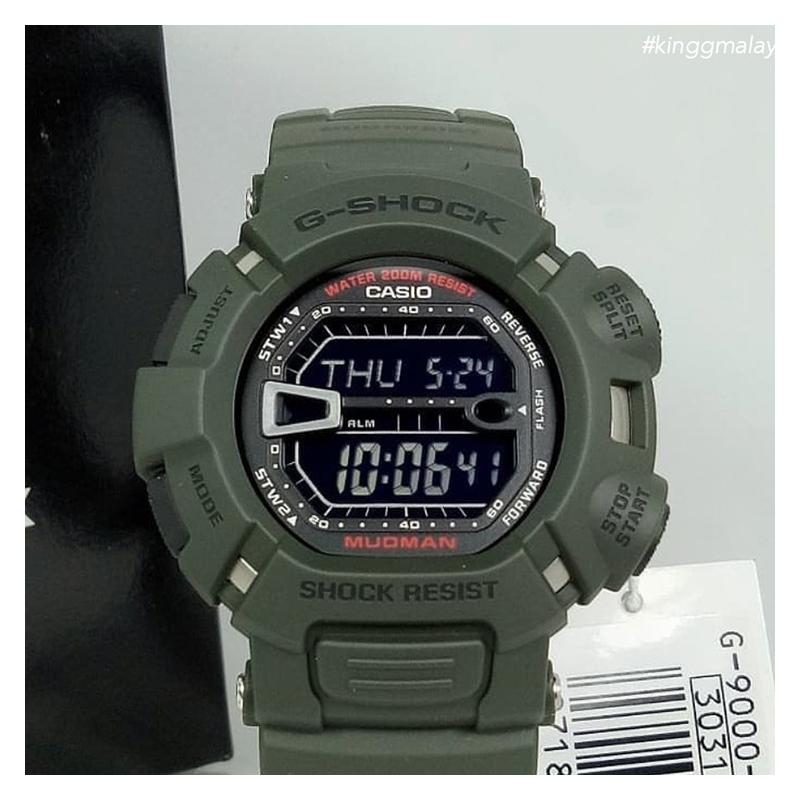 Casio Серия G-SHOCK Двойная подсветка Защита от грязи Защита от пыли Ударопрочность Водонепроницаемость при низких температурах Многофункциональные Спортивные Горные Гонки G-9000-3V