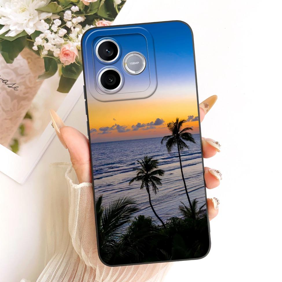 Чехол-крышка для Honor 600 Lite 5G Силиконовый Роскошный Модный Кавайный Милый Расписной Ударопрочный Чехол для Телефона Для Honor LNA-NX1
