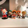 Серия Аниме-Мерчандайза One Piece Луффи Зоро Санджи Q-Версия Сидячая Поза Детская Модель Фигурка Игрушка Подарок Коллекционные Предметы