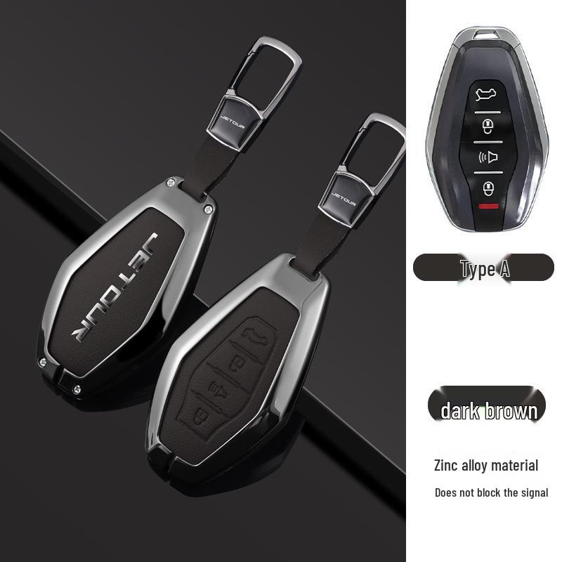 Металлический чехол для ключа Jetour X70PLUS/X90 - Защитный чехол для пульта дистанционного управления