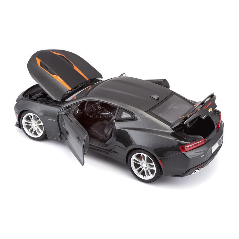 Майсто 1:18 2017 Chevrolet Camaro SS 50th Anniversary Фирменная Литая Модель Автомобиля из Сплава Статическая Модель Литья под Давлением Коллекция Подарок Игрушка Подарок