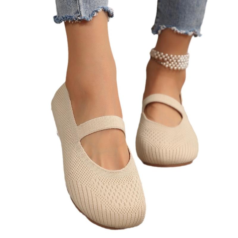 2024 Autumn Women's Shoes Large Size Shallow Mouth Singles Footwear Outdoor Low Cut Casual Shoes Comfortable Ladies Flat Zapatos