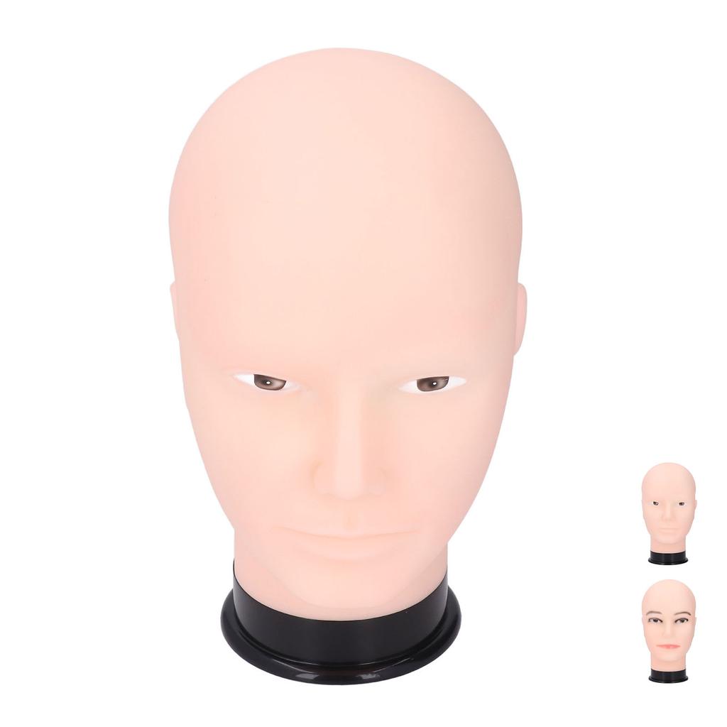 Лысая голова манекена модель ПВХ универсальный парик шляпа дисплей мужской голова манекена для салона красоты школа 