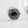 [Used] Pt900/Black Diamond/Stud/Earrings/j91-6