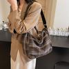 Autumn And Winter Retro Plaid Dumpling Bag Female, Japanese Messenger Bag Adolescent Junior High School Student Casual Shoulder Bag