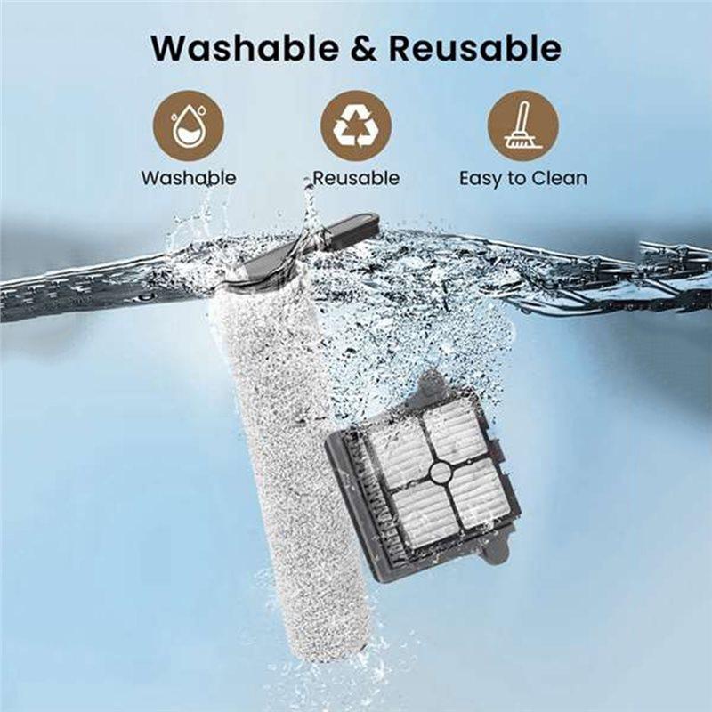 Replacement Parts 4PCS Main Brush Filter Set For Tineco Floor One S6/S6 Pro/S7/S7 Pro/S7 Flashdry Wet Dry Vacuum
