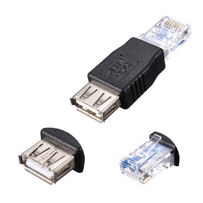 Новый 4 шт. RJ-45 Папа к Стандартный USB 2.0A Мама Адаптер Розетка ADSL Модем или Маршрутизатор