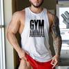 Muscleguys Мужские майки-борцовки для бодибилдинга Безрукавки для спортзала Фитнес Майки Летняя хлопковая спортивная одежда Европейские и американские майки для кроссфита