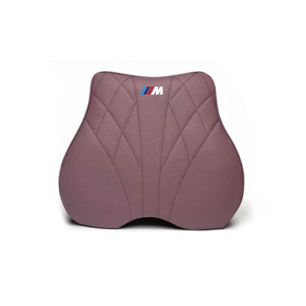 AZXN6 Car Memory Foam Headrest Neck Pillow Lumbar Waist Cushion Accessories For BMW M Performance E39 F20 E36 G30 G20 X5 Auto Interior