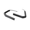 For Mazda 6 Atenza 2018-2021 Carbon Fiber Steering Wheel Control Strip Trim 2pcs