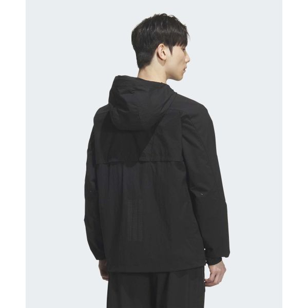 adidas Стильная удобная однотонная куртка с капюшоном для мужчин Куртки KR2511