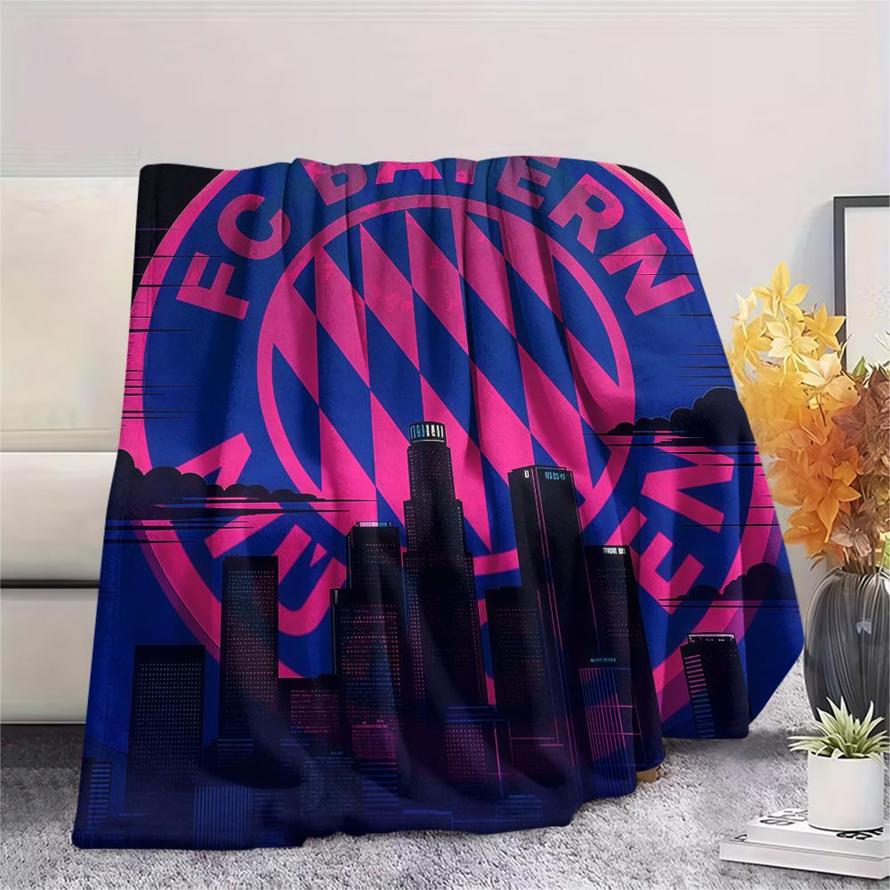 Bayern München3 Flannel Blanket, High quality Comfortable for All Seasons, Home Decor, Warmth and Comfort