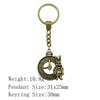 Valentine's Day Personalized Keychain Cat Dog Rabbit Keychains Home Garden Men's Keychain