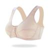 Front Buckle Thin Women's Underwear Without Steel Ring Comfortable Thin Cotton Large Size Bra Women's Tank Top