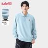 Baleno Men's Waffle Knit Panda Half-Zip Sweatshirt