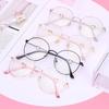 Stylish Anti-Blue Light Panda Glasses for Women: Trendy, Optical Myopia Eyewear for Students