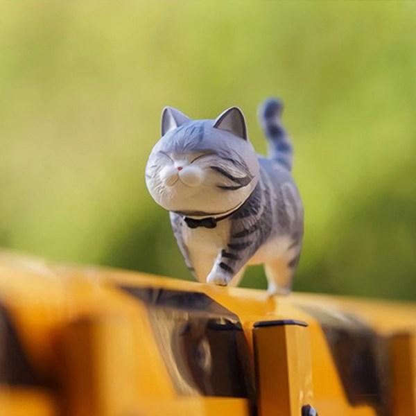 Set of 9 Cute Cat Figure miniatures,Korean Car Acc