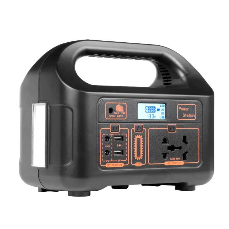 150W Solar Camping Energy Storage Power Supply Outdoor Portable Inverter Household Emergency Mobile Charging Equipment