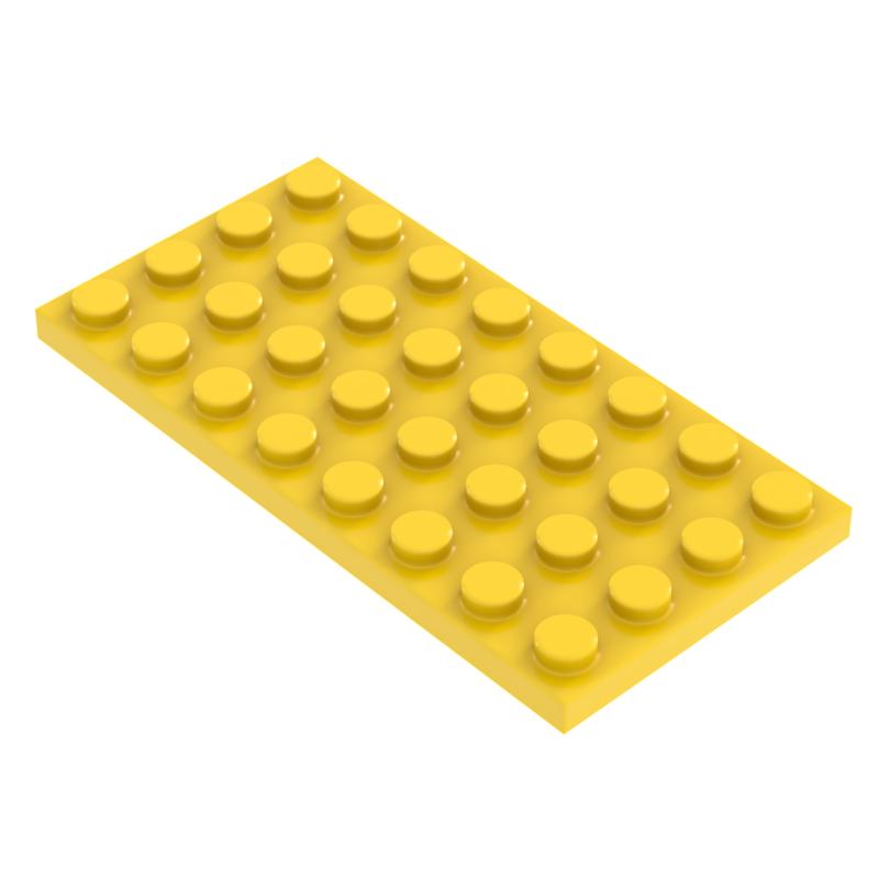 Нетоксичные строительные блоки Moc из мелких частиц, базовая пластина 4x8, детали и аксессуары для DIY, совместимые с 3035