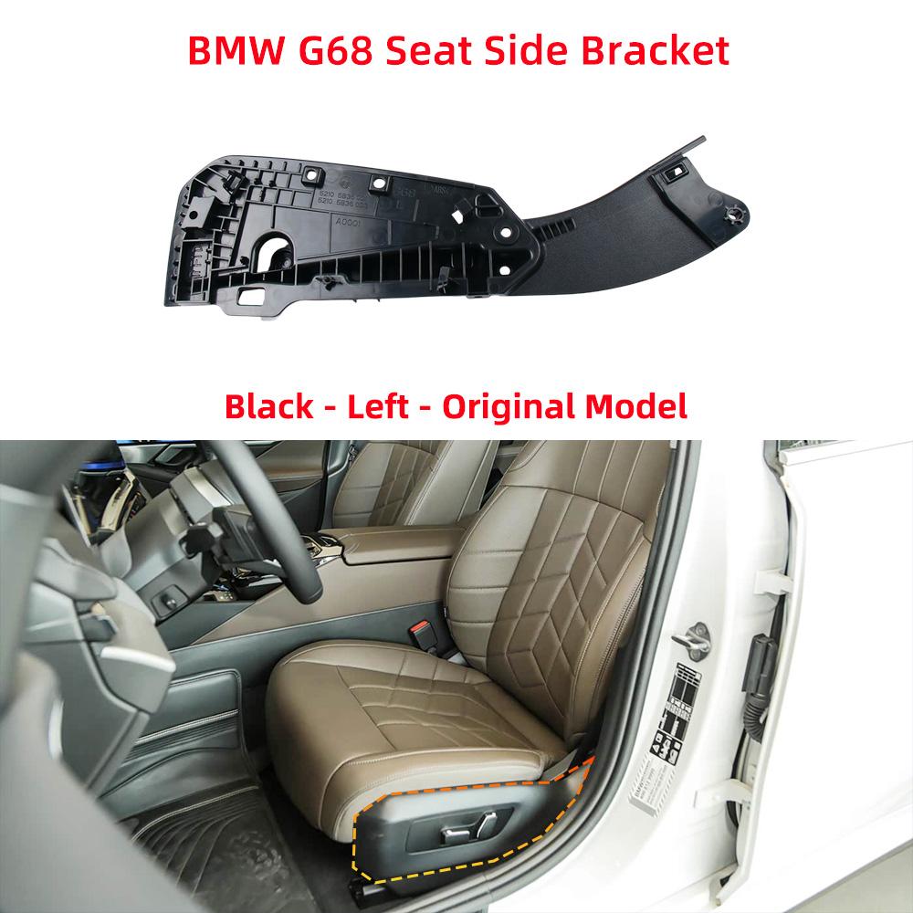 52105B360D1 Black Car Front Left Right Seat Side Support Frame Panel Bracket Cover Replacement For BMW 5 Series G68 2026-2026