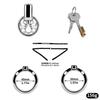 LEZEE Stainless Steel Male Chastity Cage Spider Hollow Out Chastity Lock Open Type Penis Lock Men BDSM Cock Cages BDSM Sex Toys
