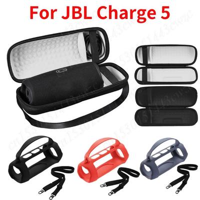 Жесткий дорожный чехол для беспроводной колонки JBL Charge 5, жесткий кейс для переноски, водонепроницаемая портативная сумка для хранения, ударопрочный силиконовый чехол