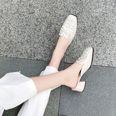 Модные шлепанцы на каблуке, женские тапочки и босоножки, мюли, туфли с бантом, лето 2024, оригинальные водонепроницаемые сандалии маленького размера YH W