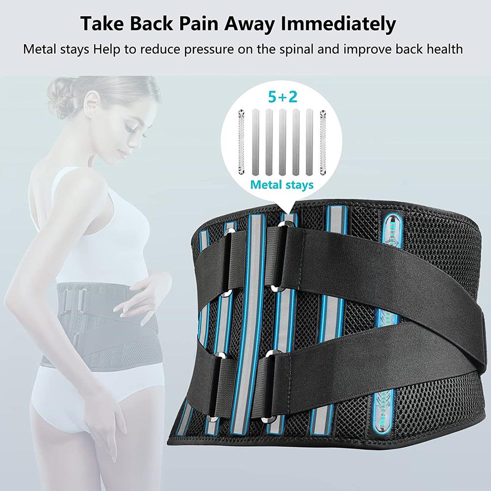 Breathable Back Brace For Men Women Waist Lumbar Support Belt Sciatica Herniated Disc Scoliosis Back Pain Relief