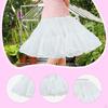 Женский кринолин подъюбник без обручей подъюбник костюм для косплея юбка-пузырь принцесса танец