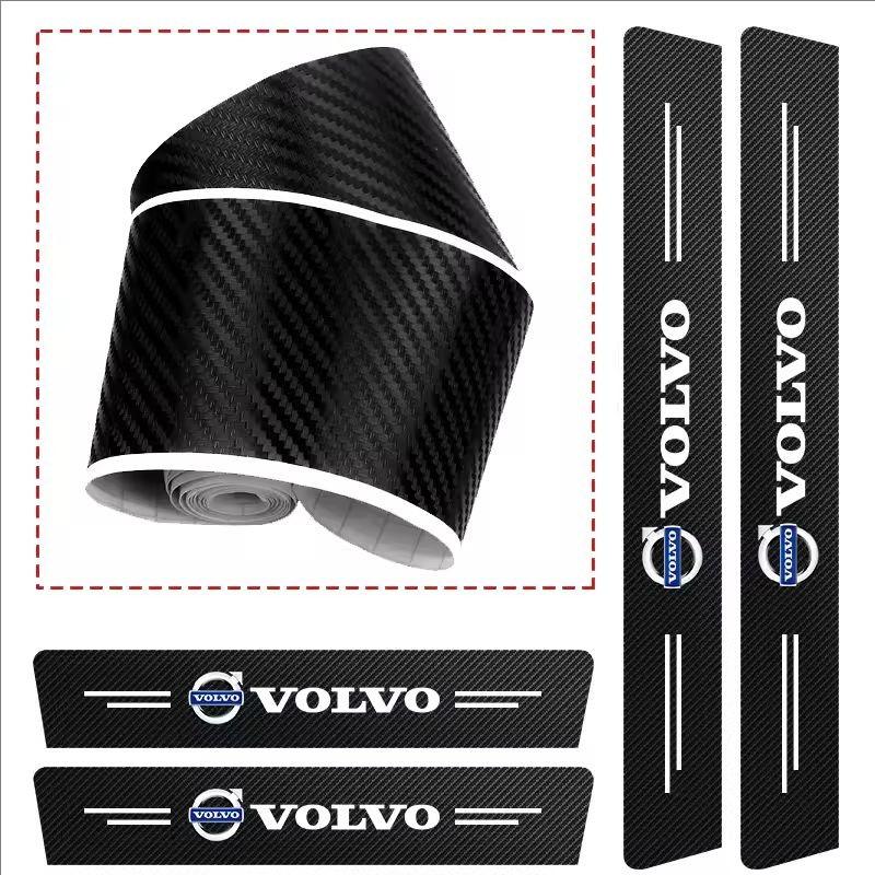 1/4/5Pcs Car Door Sticker Threshold Anti Scratch Decal Accessories For Volvo Xc60 Xc90 V40 V60 S60 V50 V90 S80 C40 XC40 Rdesign