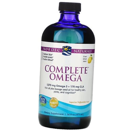 Жидкий Омега Комплекс, Complete Omega Liquid, Nordic Naturals  237мл Лимон (67352028)