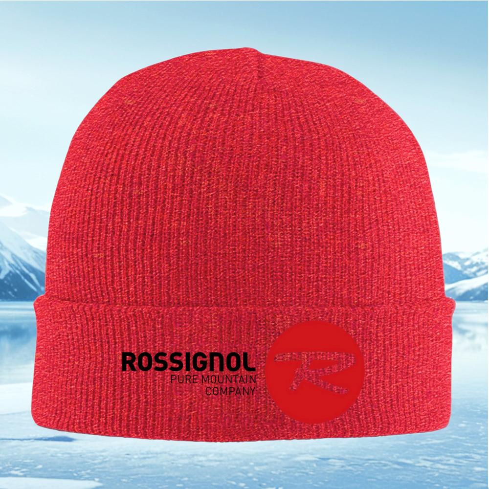Red Circle with Black Symbol Men Women Unisex Knitted Hat Beanie Pullover Cap Winter Thermal Warm Christmas Outdoor Cycling Hiki
