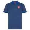 Arsenal FC Mens Contrast Striped Polo Shirt