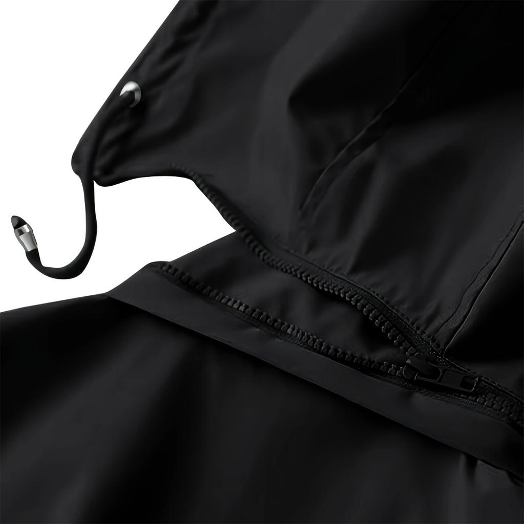 Женский модный однотонный костюм для активного отдыха с капюшоном и карманами, с длинными рукавами, водонепроницаемая куртка