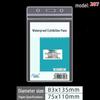 Водонепроницаемый ПВХ держатель для студенческого билета и QR-кода с мягким резиновым держателем для значка