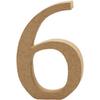 Decorative Number - 56344 - Solid Wood - Yellow - Interior