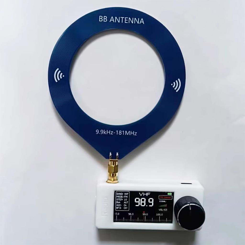 1,9-дюймовый IPS-экран LSB USB AM FM FM/AM радио с антенной 0,5-108 МГц SI4732 Мини карманное радио HF SW MW VHF радио