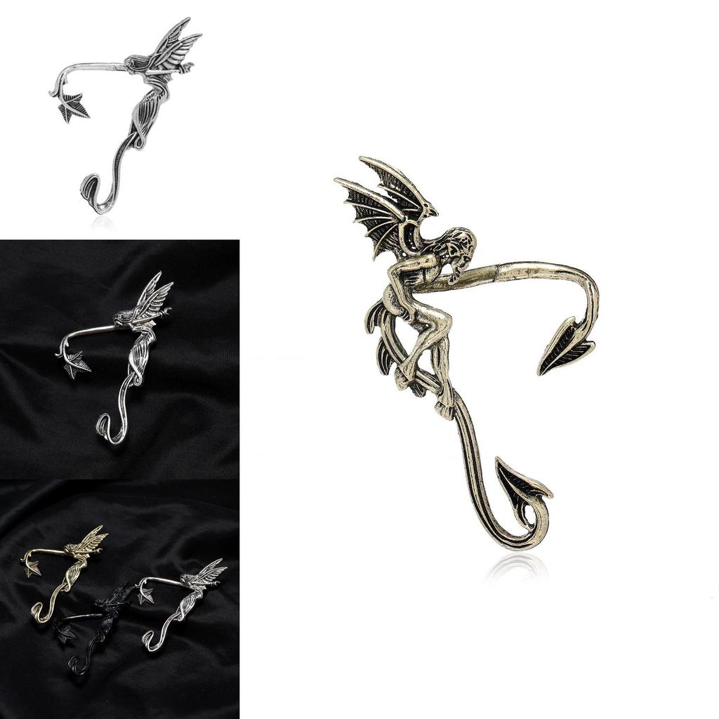Gothic Punk Earring Cuff Jewelry With Alloy Material For Women