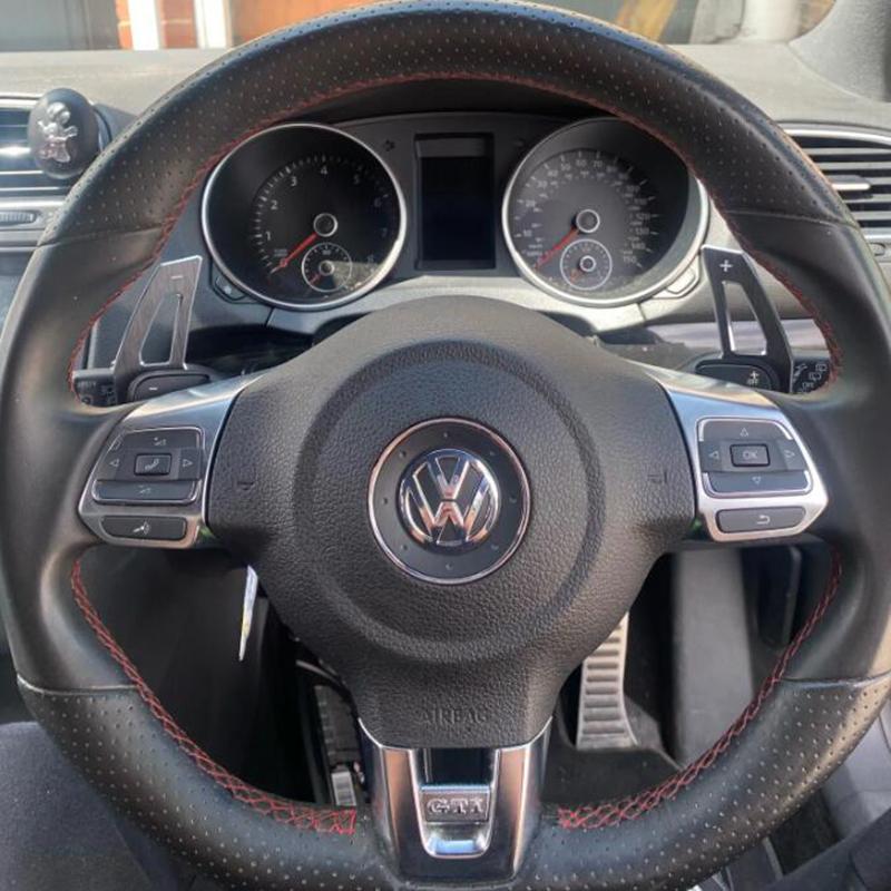 2026 Hot VOLKSWAGEN DSG Steering Wheel Paddle Extension Shift Cover For VW Golf 5 6 MK6 GTI R Jetta MK5 Passat B6 B7 CC Polo Sha zf5
