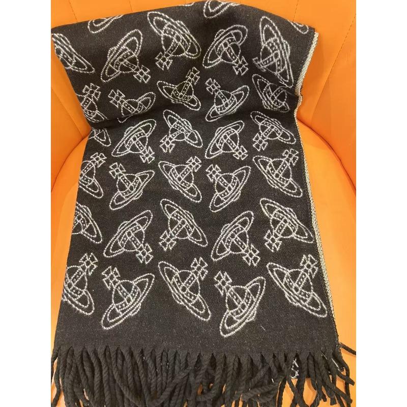 Saturn New Wool Blended Double Sided Queen Mother Scarf Women's Winter Thick Korean Style Winter Warm Tassel Shawl