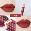15 цветов губная помада, карандаш для губ, косметическая долговечная водостойкая женская Красота, макияж, матовый макияж