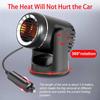 12V 120W Car Heater Fan Portable Fast Heating Fan Heater Defogger Defrost Windshield Demister Warm Heater Auto Anti-Fog Heater